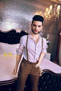 IronTech 162cm (5ft4') Fine Eligible Bachelor with Silicone Head Male Sex Doll- Zayn