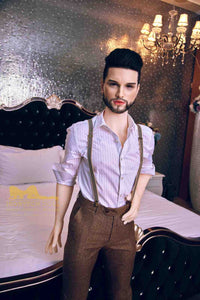 IronTech 162cm (5ft4') Fine Eligible Bachelor with Silicone Head Male Sex Doll- Zayn