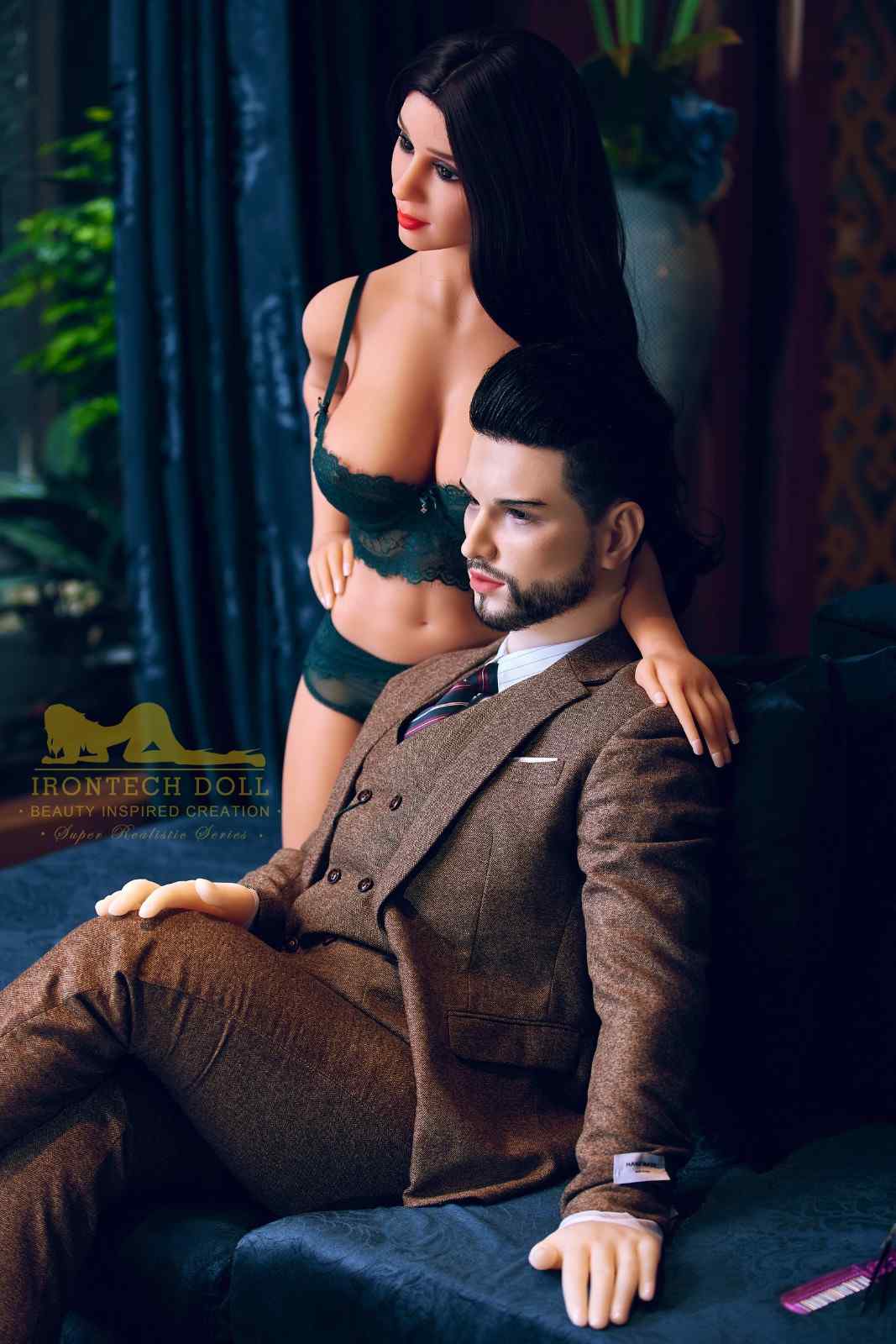 IronTech 162cm (5ft4') Fine Eligible Bachelor with Silicone Head Male Sex Doll- Zayn