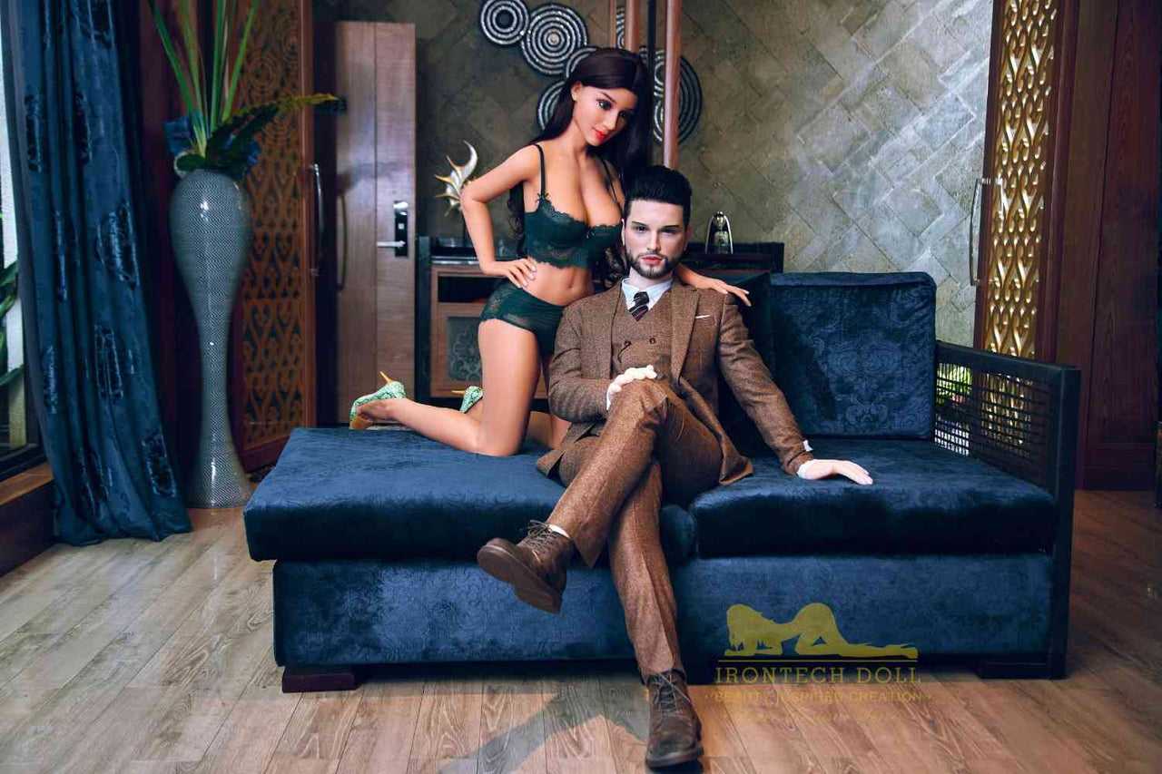 IronTech 162cm (5ft4') Fine Eligible Bachelor with Silicone Head Male Sex Doll- Zayn