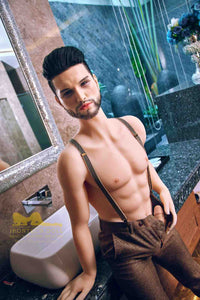 IronTech 162cm (5ft4') Fine Eligible Bachelor with Silicone Head Male Sex Doll- Zayn