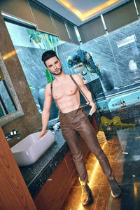 IronTech 162cm (5ft4') Fine Eligible Bachelor with Silicone Head Male Sex Doll- Zayn