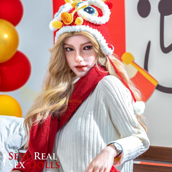 163cm (5ft3') Slim Blonde Fantasy Sex Doll - Vivian, IronTech, , Sexy Real Sex Dolls