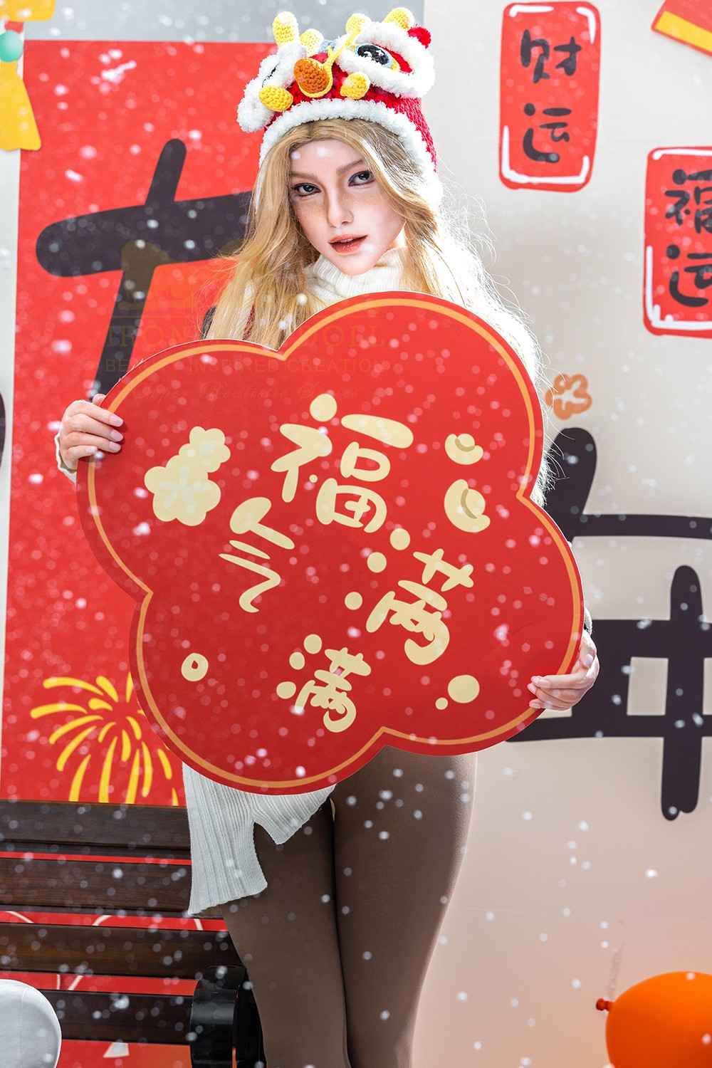 IronTech 163cm (5ft3') Slim Blonde Fantasy Sex Doll - Vivian