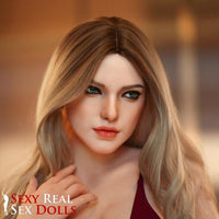 163cm (5ft3') Stunning Blonde Silicone BeautySex Doll with Lifelike Features - Hedi, IronTech, , Sexy Real Sex Dolls