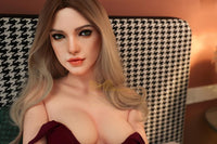 IronTech 163cm (5ft3') Stunning Blonde Silicone BeautySex Doll with Lifelike Features - Hedi