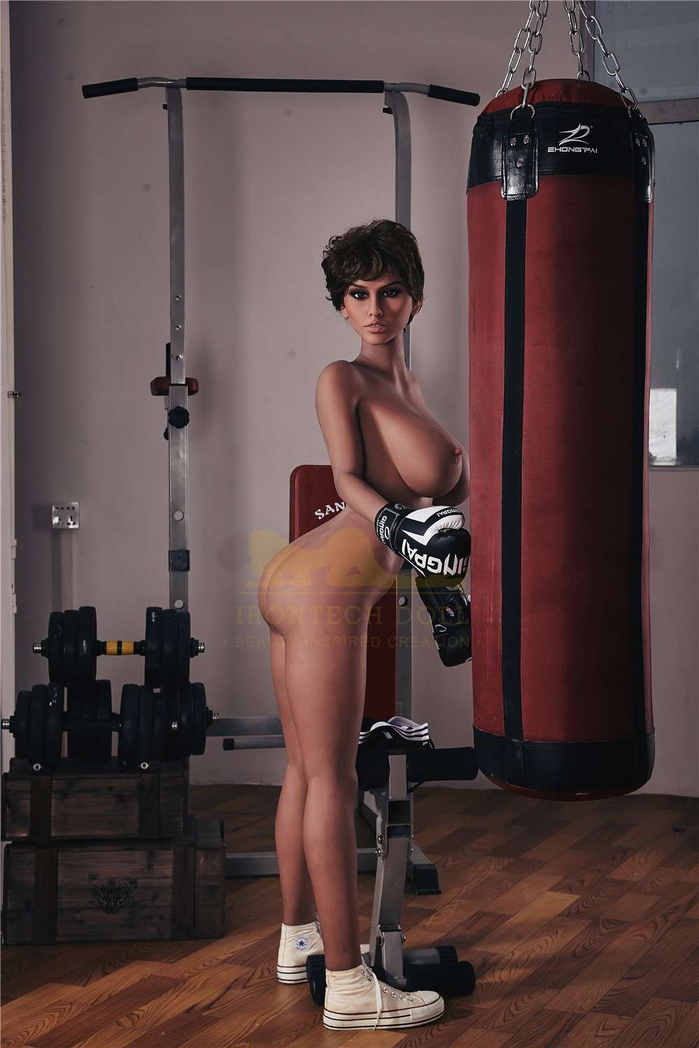 IronTech 163cm Plus (5ft4') Realistic Sexy Gym Buddy Sex Doll - Hattie