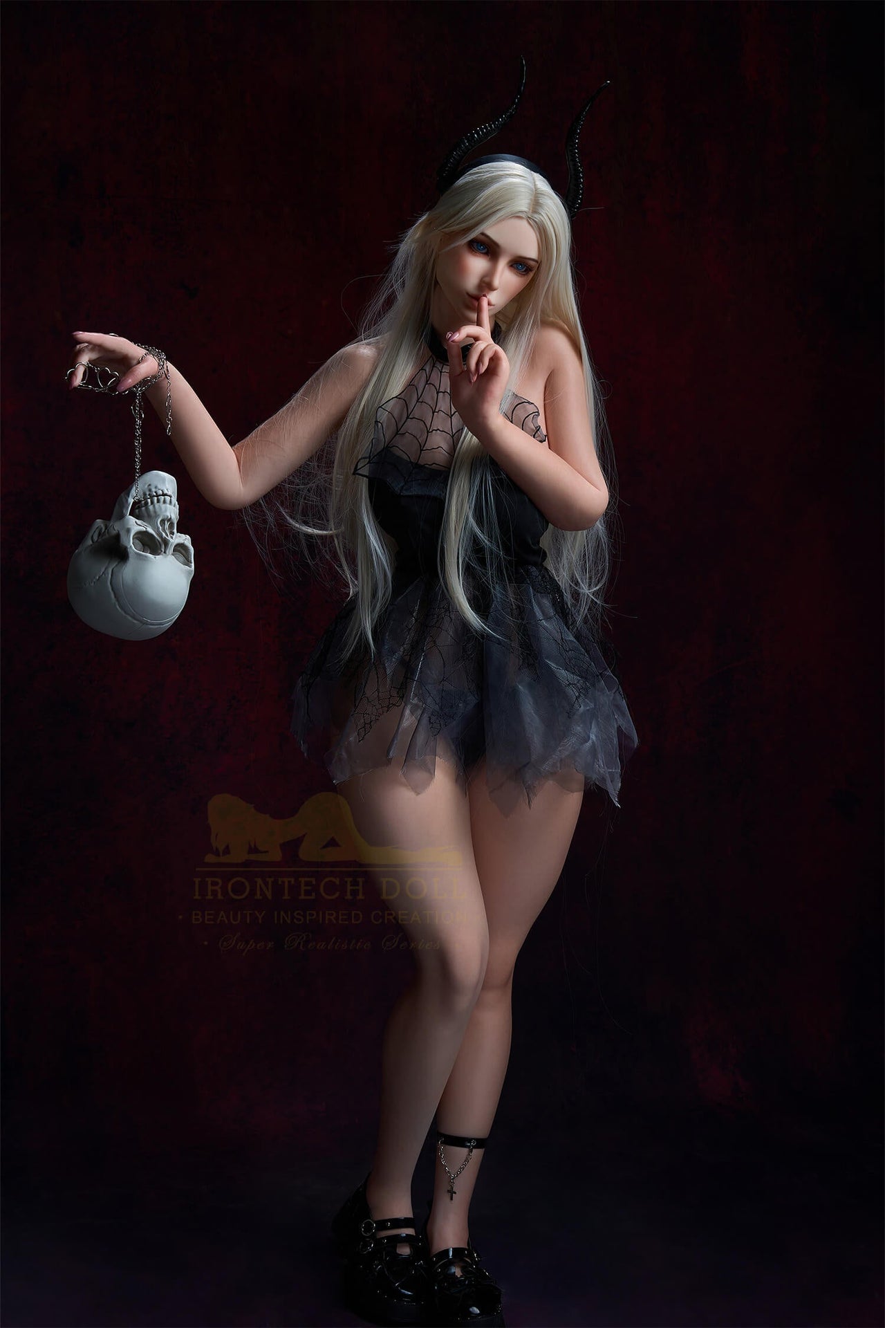 IronTech 164cm (5ft4") Halloween Dark Fantasy Silicone Sex Doll - Bailey - In Stock | US Only