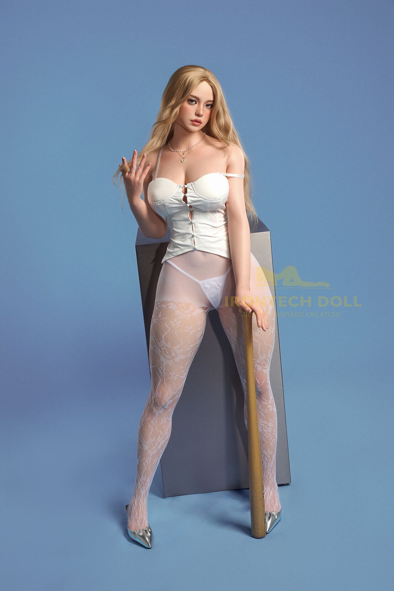 IronTech 164cm (5ft4") S40 ROS MAX Silicone Real Sex Doll - Eileen