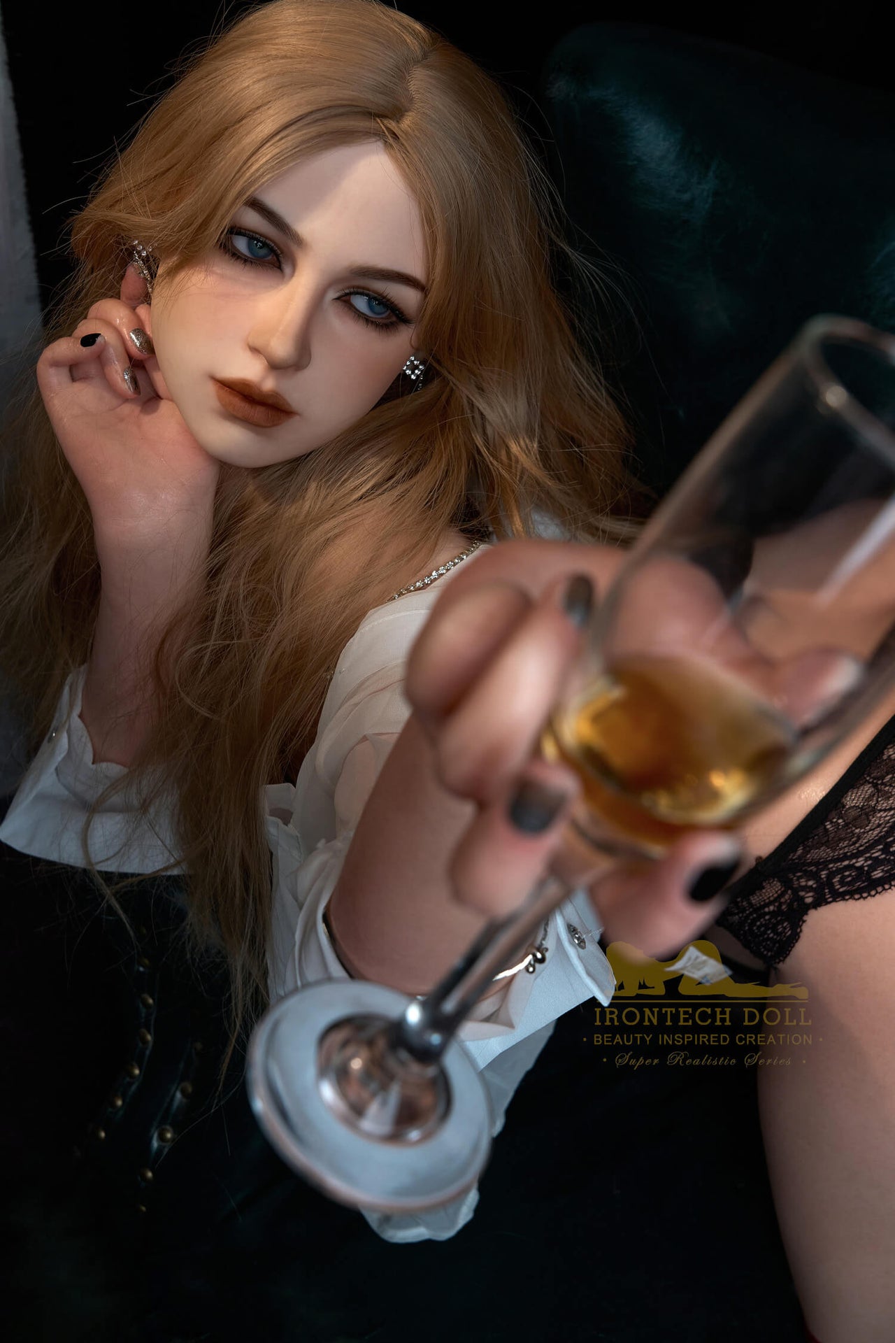 IronTech 164cm (5ft4") Sensual Blonde Silicone Sex Doll - Flora - In Stock | US Only