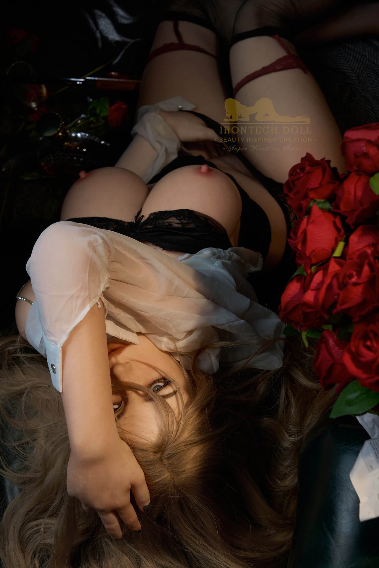 IronTech 164cm (5ft4") Sensual Blonde Silicone Sex Doll - Flora - In Stock | US Only