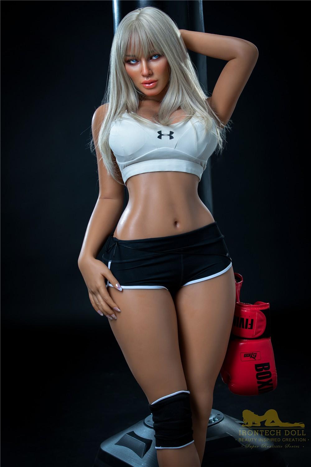 IronTech 164cm (5ft4') Silicone Adult Dolls with Fat Butt - Silver Sprung