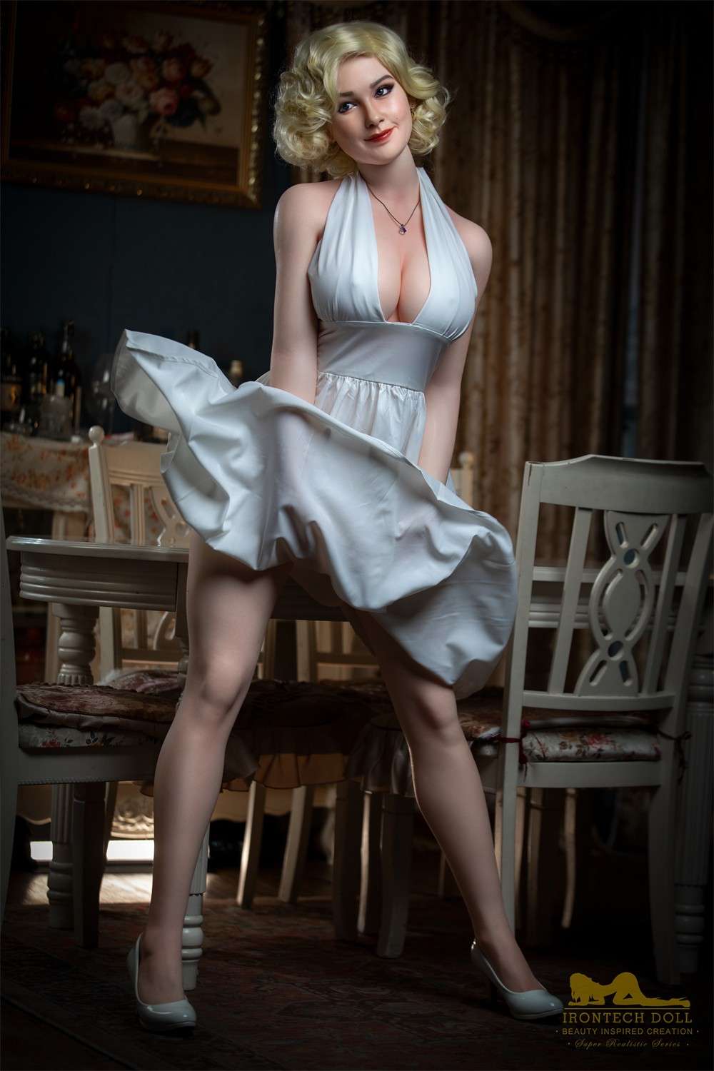 IronTech 164cm (5ft4') Silicone French Girl Sex Doll - Poulette