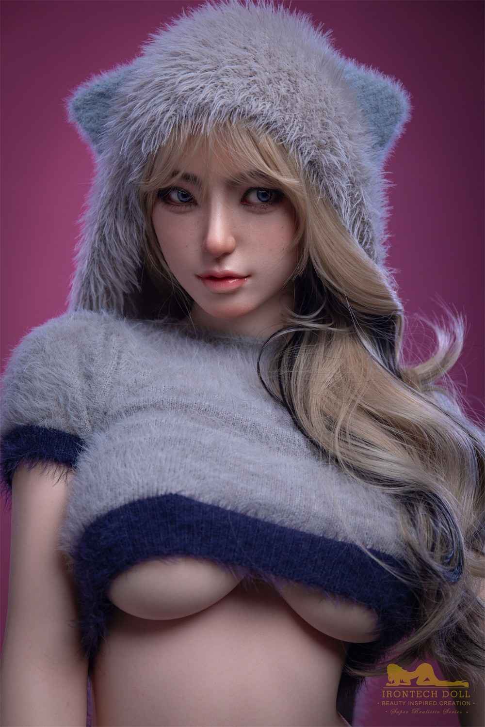 IronTech 164cm (5ft4') Silicone Thick Butt Japanese Sex Dolls - Miku
