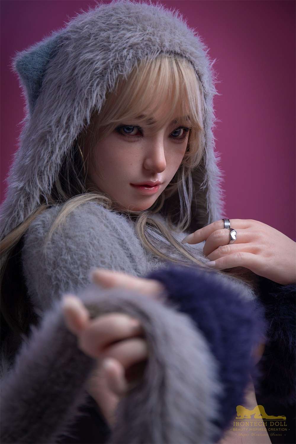 IronTech 164cm (5ft4') Silicone Thick Butt Japanese Sex Dolls - Miku