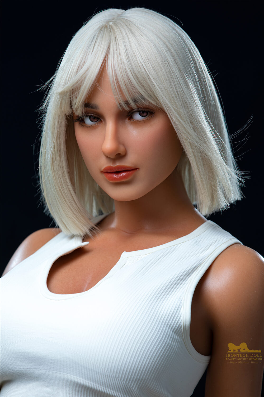 IronTech 164cm (5ft4") Silver Haired Tennis Player Silicone Sex Dolls  - Luna - In Stock | US Only