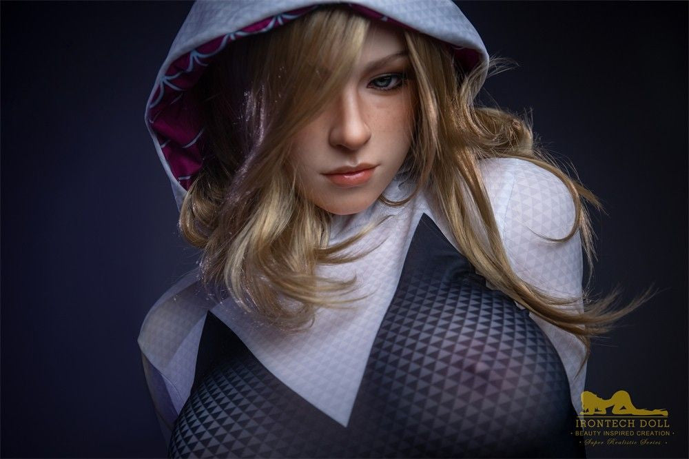 IronTech 167cm (5ft6') Sex Puppen Silicone Sex Doll with Round Butt - Lolu