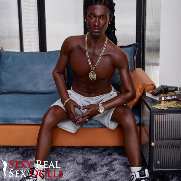 170cm (5ft5') Black Male Sex Doll - Realistic Silicone Fantasy - Bill, IronTech, , Sexy Real Sex Dolls
