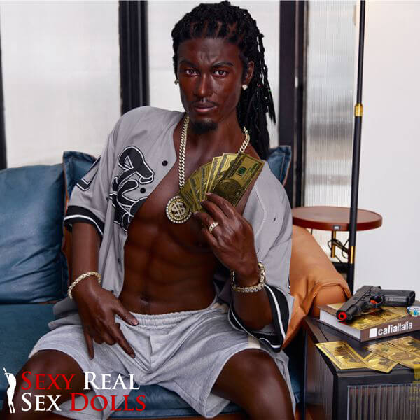 170cm (5ft5') Black Male Sex Doll - Realistic Silicone Fantasy - Bill, IronTech, , Sexy Real Sex Dolls
