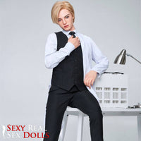 170cm (5ft5') British Silicone Male Sex Doll – Golden-Haired Fantasy Doctor - Lucas, IronTech, , Sexy Real Sex Dolls