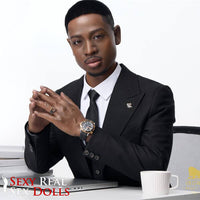 170cm (5ft5') Elegant Black Male Sex Doll – Entrepreneur Fantasy Companion - James, IronTech, , Sexy Real Sex Dolls