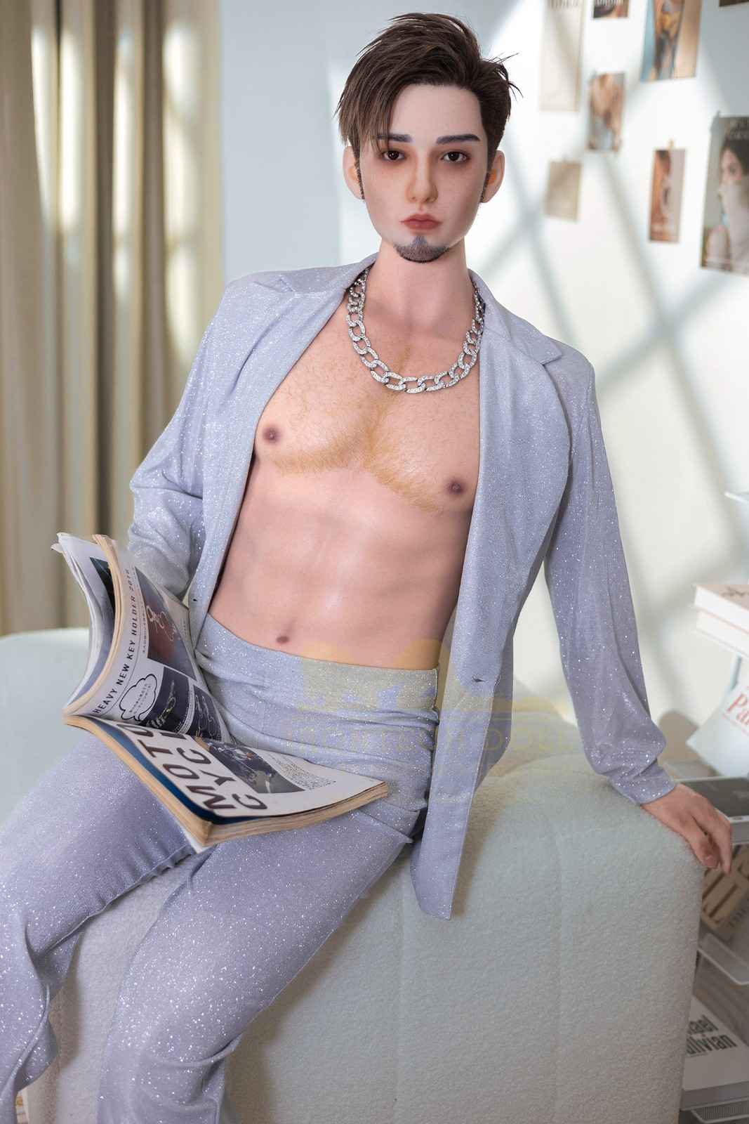 IronTech 170cm (5ft5") Elegant Young Full Size Silicone Male Sex Doll - Jonh