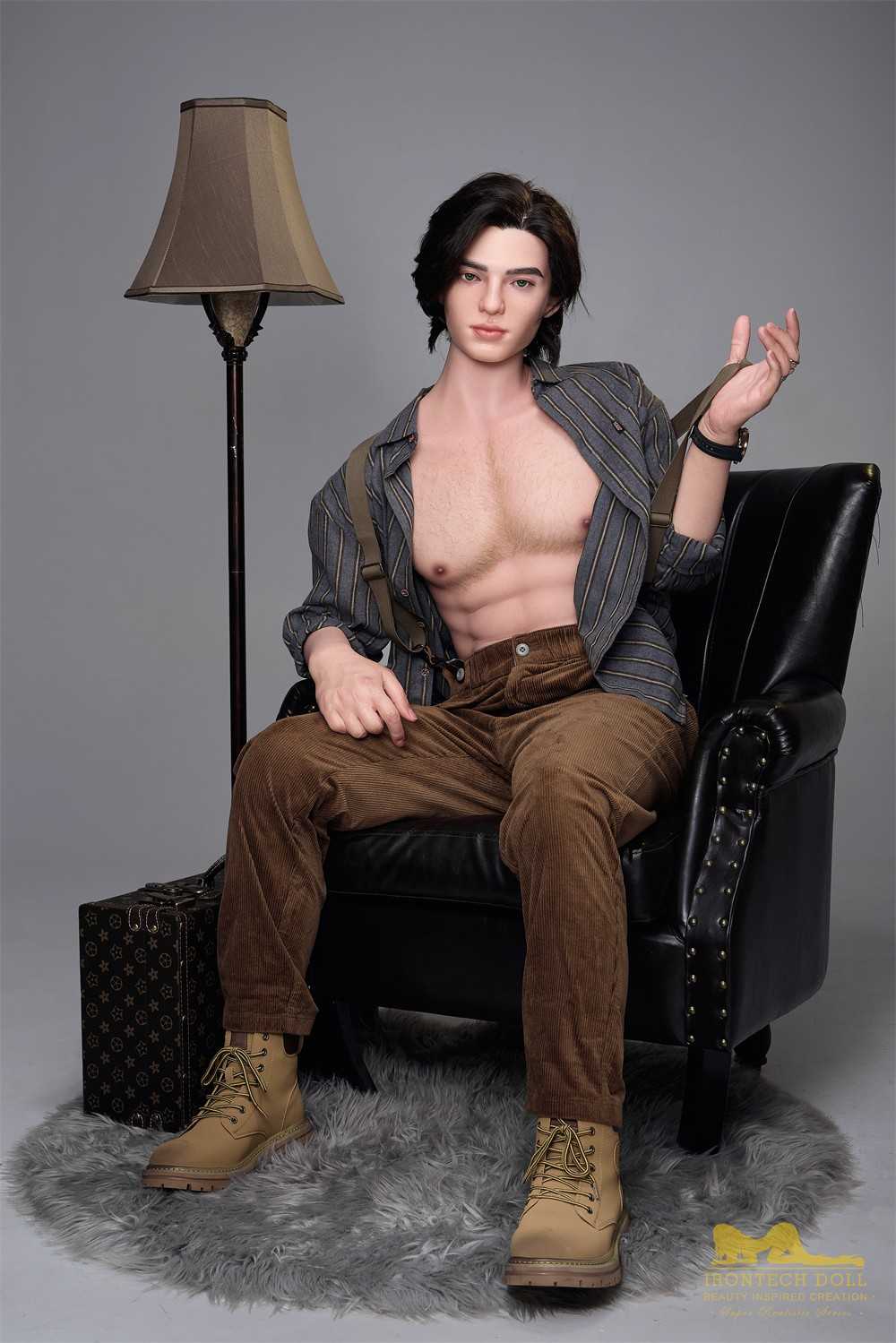 IronTech 170cm (5ft5") English Sex Doll – Tender & Lifelike Silicone Male Sex Doll - Lucas