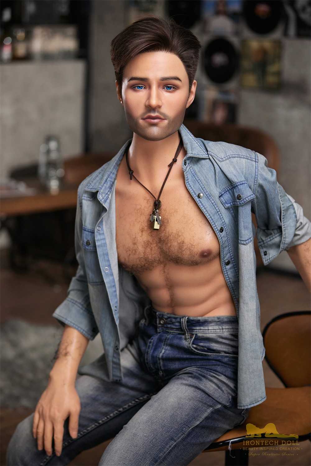 IronTech 170cm (5ft5') Handsome Singer-Style Gentleman Silicone Male Sex Doll - Jack