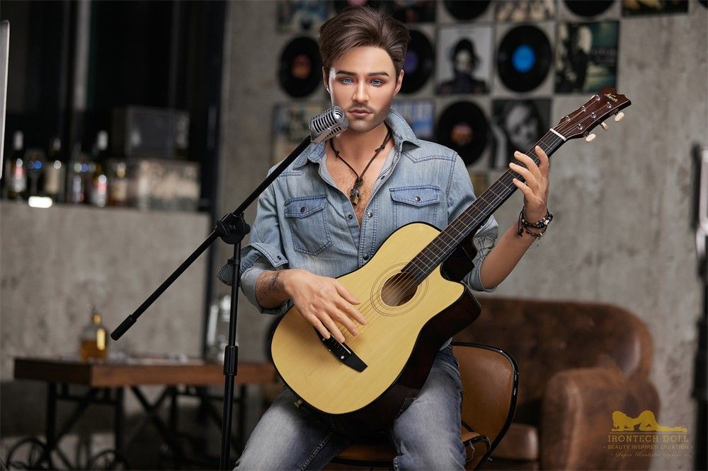 IronTech 170cm (5ft5') Handsome Singer-Style Gentleman Silicone Male Sex Doll - Jack