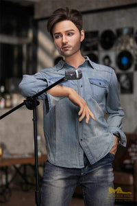 IronTech 170cm (5ft5') Handsome Singer-Style Gentleman Silicone Male Sex Doll - Jack
