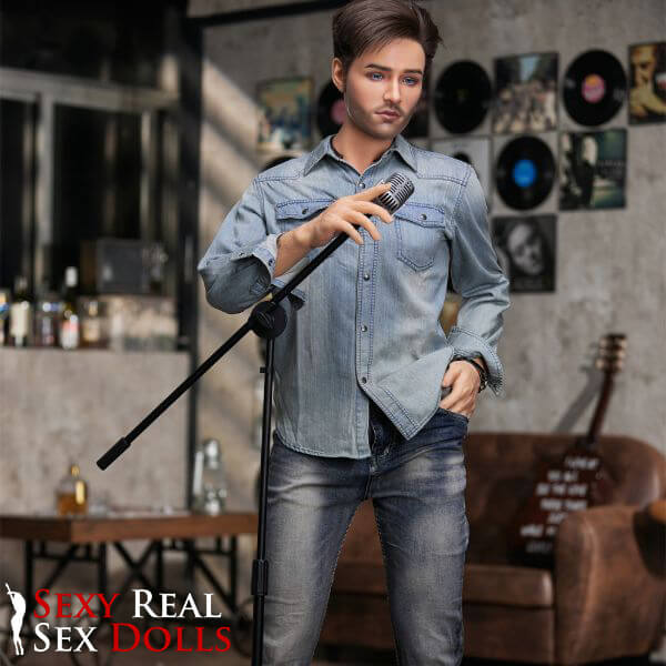 170cm (5ft5') Handsome Singer-Style Gentleman Silicone Male Sex Doll - Jack, IronTech, , Sexy Real Sex Dolls