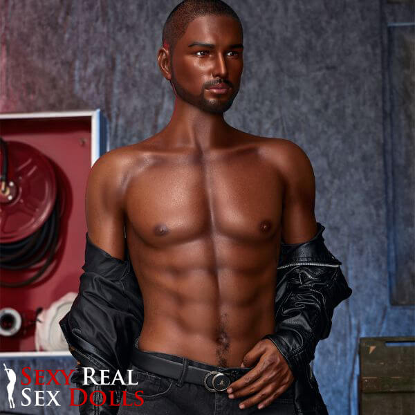 170cm (5ft5') Realistic & Black Silicone Male Sex Doll - Kevin, IronTech, , Sexy Real Sex Dolls