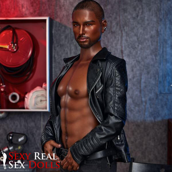 170cm (5ft5') Realistic & Black Silicone Male Sex Doll - Kevin, IronTech, , Sexy Real Sex Dolls