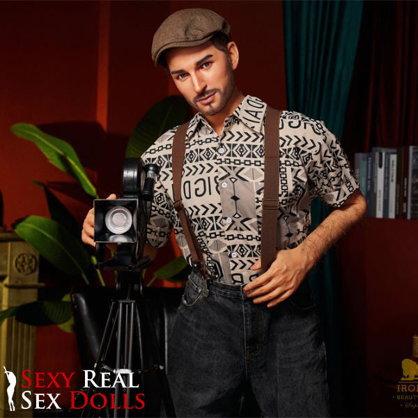170cm (5ft5') Sophisticated Gentleman with Muscular Build Male Sex Doll - George, IronTech, , Sexy Real Sex Dolls