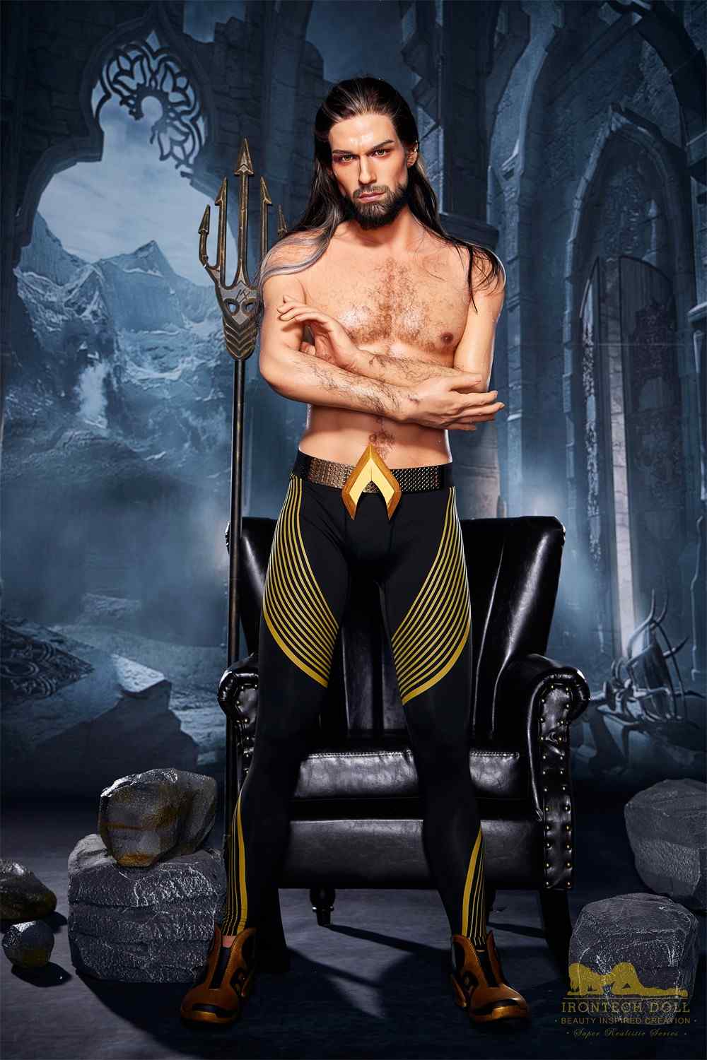 IronTech 170cm (5ft5') Muscular Cosplay Male Sex Doll - Thomas