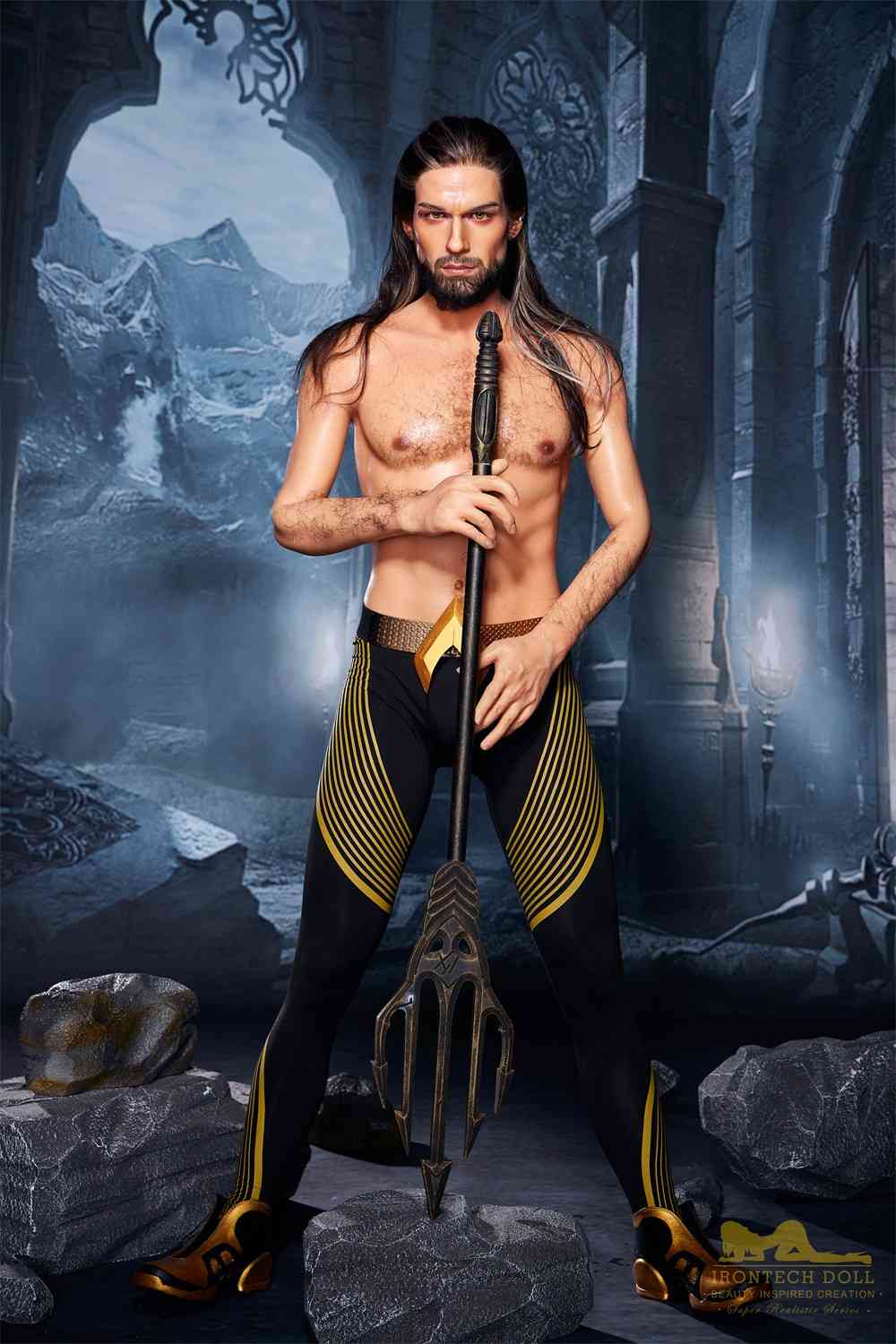 IronTech 170cm (5ft5') Muscular Cosplay Male Sex Doll - Thomas