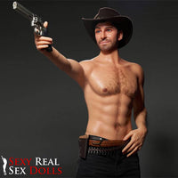 IronTech 170cm (5ft5') Sensual Cowboy Realistic Silicone Male Sex Doll - Allen