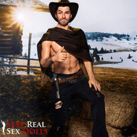 IronTech 170cm (5ft5') Sensual Cowboy Realistic Silicone Male Sex Doll - Allen