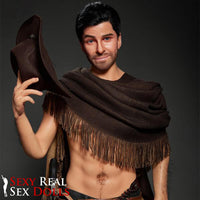 IronTech 170cm (5ft5') Sensual Cowboy Realistic Silicone Male Sex Doll - Allen