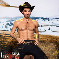 IronTech 170cm (5ft5') Sensual Cowboy Realistic Silicone Male Sex Doll - Allen