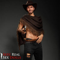 IronTech 170cm (5ft5') Sensual Cowboy Realistic Silicone Male Sex Doll - Allen