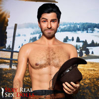 IronTech 170cm (5ft5') Sensual Cowboy Realistic Silicone Male Sex Doll - Allen
