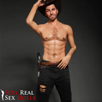 IronTech 170cm (5ft5') Sensual Cowboy Realistic Silicone Male Sex Doll - Allen