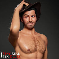 IronTech 170cm (5ft5') Sensual Cowboy Realistic Silicone Male Sex Doll - Allen