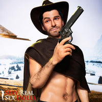IronTech 170cm (5ft5') Sensual Cowboy Realistic Silicone Male Sex Doll - Allen