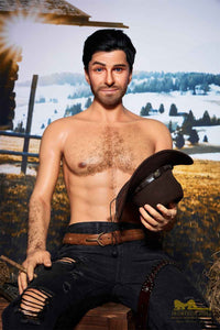 IronTech 170cm (5ft5') Sensual Cowboy Realistic Silicone Male Sex Doll - Allen