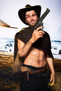 IronTech 170cm (5ft5') Sensual Cowboy Realistic Silicone Male Sex Doll - Allen
