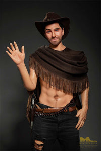 IronTech 170cm (5ft5') Sensual Cowboy Realistic Silicone Male Sex Doll - Allen