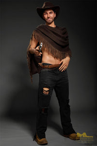 IronTech 170cm (5ft5') Sensual Cowboy Realistic Silicone Male Sex Doll - Allen