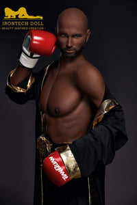 IronTech 175cm (5ft9') Boxing Champion Black Male Sex Doll - Jack